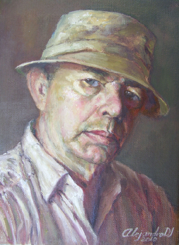 Self Portrait with White Shirt